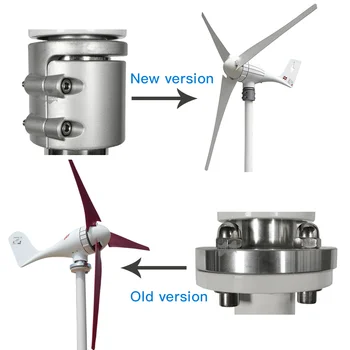 Noi 12V 24V 600W Înaltă Calitate de Generator de Vânt Acasă Mini-Moară de vânt, Cu acces Gratuit la MPPT Controler LED-uri Indica Navă de Lumină Din Spania