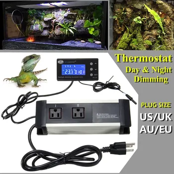 Mising Termostat Controler de Temperatura de Zi și de Noapte de Reglaj Pentru Reptile Acvariu de 110/220V UA/marea BRITANIE/UE/SUA Plug
