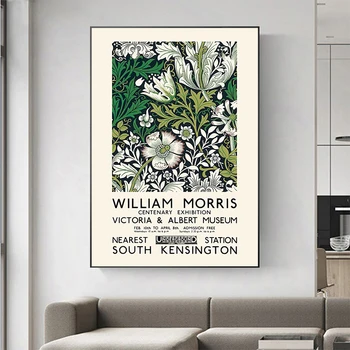William Morris Postere si Printuri Muzeul Victoria și Albert Panza Pictura Imagine Cuadros pentru Camera de zi de Decorare Acasă