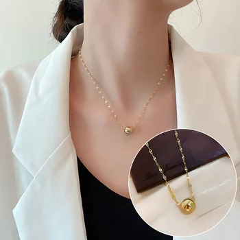 Otel inoxidabil mai Multe Geometrice Pandantiv Colier pentru Femei Femme de Culoare de Aur din Aliaj de Iepure Cheie Cravată Coliere Petrecere Bijuterii