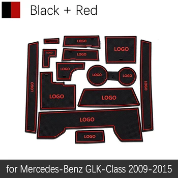 Saltea Anti-Alunecare Pentru Mercedes-Benz GLK-Class 2009-Poarta Slot Coaster Anti-Murdar Ușa Groove Mat Interioare Auto Gel Pad Cauciuc M