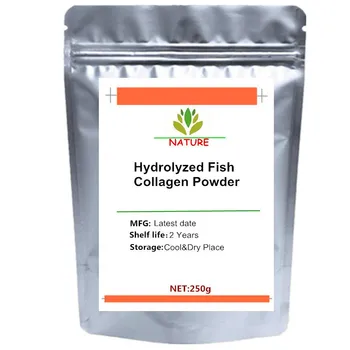 Hidrolizat de Colagen de Pește, Pudră Pură De 90% de Proteine pentru o Piele Sanatoasa Ochii Os