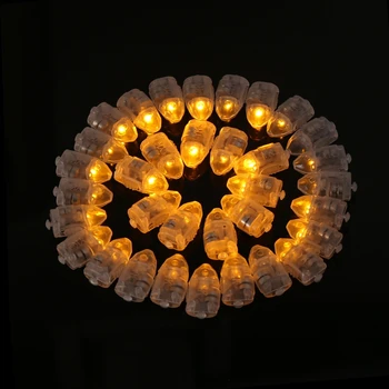 50pcs Vogue Lampă cu LED-uri Lumini Baloane Felinar de Hârtie Balon Petrecere de Nunta Decor LH8s