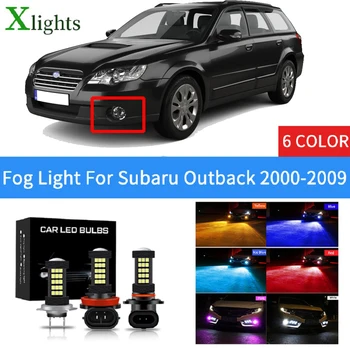 LED Lumina de Ceață Pentru Subaru Outback 2000 2001 2002 2003 2004 2005 2006 2007 2008 2009 Foglamp Bec Gheață Lampă Albastru Alb Galben Roșu