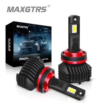 2x MAXGTRS Auto Far H7 H4 LED H8/H11 HB3/9005 HB4/9006 90W 13000lm Auto Bec Far 6000K Lumina Canbus Fara Eroare