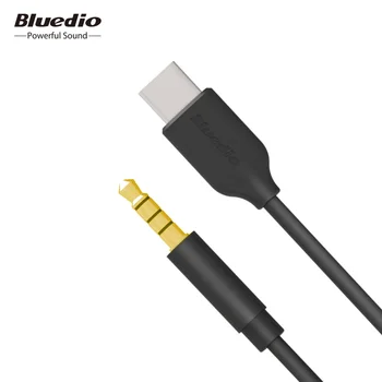 Bluedio 3.5 mm Tip C cablu audio pentru căști USB C 3.5 mm AUX cu microfon pentru TM TMS T4S T5 T6 T6S V2 căști