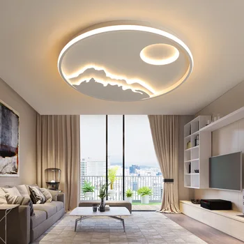 Arta modernă estompat LED candelabru pentru 110V/220V camera de zi, dormitor, dormitor matrimonial, decor acasă Nordic candelabru tavan