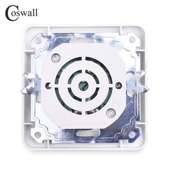 COSWALL UE Perete Standard Dimmer Controler Pentru Lampa de 800W Maxim intrerupator Rotund Spate