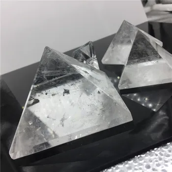 Naturale Transparent Cristal de Cuarț Piramida Clar Reiki de Vindecare Naturale alb cristal Piramida de piatră brută lustruire BB03
