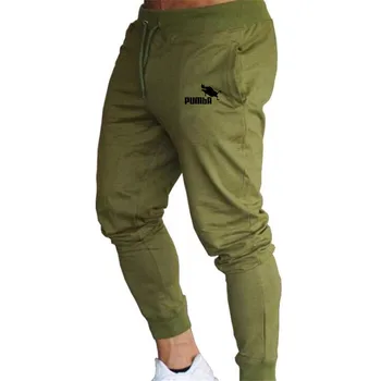 Bumbac Barbati Full Imbracaminte Pantaloni Casual Întinde de Fitness pentru Bărbați Pantaloni Largi de Trening Pantaloni de Jogging Pantaloni de Streetwear