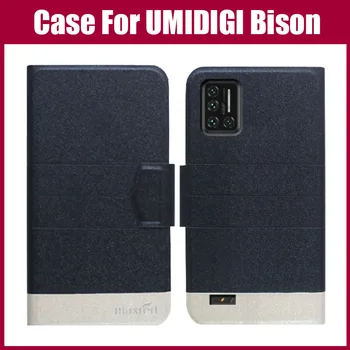 Vânzare Fierbinte! UMIDIGI Bison Cazul Moda 5 Culori Flip Ultra-subțire Telefon din Piele Capac de Protecție Pentru UMIDIGI Bison Caz Fundas