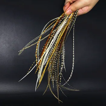 Royal Sissi 20 de pene reale se amestecă culoare naturala Merlan fly tying cocoș șa pene 6-9