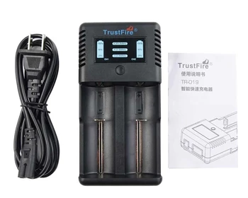 Acumulator TrustFire TR-019 Inteligent Fast 2 Sloturi Încărcător de Baterie pentru 18650 26650 25500 21700 20700 16650 14500 32650 Baterii cu Litiu