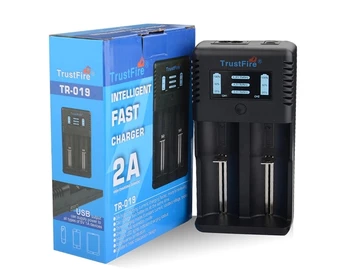Acumulator TrustFire TR-019 Inteligent Fast 2 Sloturi Încărcător de Baterie pentru 18650 26650 25500 21700 20700 16650 14500 32650 Baterii cu Litiu