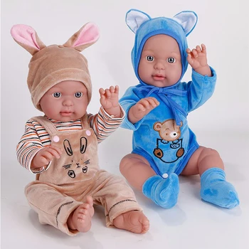 50cm Renăscut Baby Doll Plin de Silicon rezistent la apa Renăscut Baby Doll Realiste Copil Adevărat Nici o Funcție Jucării Pentru copii Copii Cadou de Păpuși