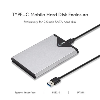 SSK SATA la USB 3.0 HDD Enclosure 2.5 Inch Hard Disk Extern Cazul Tip C Interfață de Mare Viteză Mobil Hard Disk Caseta de EA-C310