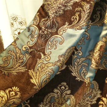 Vila de lux jacquard Europene draperii pentru living clasic de Înaltă calitate broderie perdele pentru dormitor, bucatarii