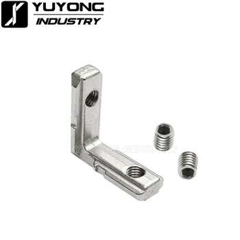 100buc/lot en-gros V-slot/T slot de 90 de grade în interiorul colț ascuns suport pentru Imprimantă 3D V-slot / T slot Liniar Feroviar