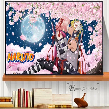 Caractere Naruto Anime Opera De Arta Canvas Printuri Moderne, Pictura, Postere De Arta De Perete Imaginile Pentru Camera De Zi De Decorare Cadru Nr.