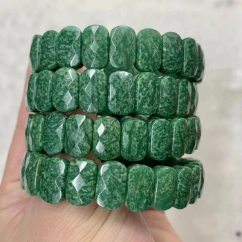 Verde natural epidot piatra margele brățară naturale piatră prețioasă de bijuterii brățară pentru femeie și pentru bărbat și pentru cadou en-gros