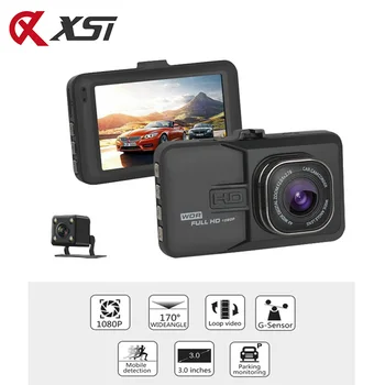 XST Full HD 1080P DVR Auto 3.0 Inch Ecran IPS Camera Auto Dual Lens Dash Cam Recorder Video de Viziune de Noapte G-senzor de Registrator