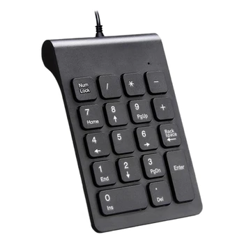 Mini USB Cablu Tastatura Numerică tastatura Numerică 18 Taste Tastatură Digitală pentru Contabil Casier Laptop Windows Notebook Android Tablete PC