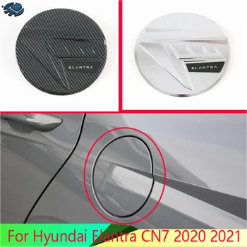 Pentru Hyundai Elantra CN7 2020 2021 Accesorii Auto ABS capacul rezervorului de combustibil de acoperire auto-styling trim ulei combustibil capac de protecție