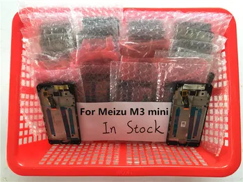 De înaltă Calitate, Noul Ecran Tactil Digitizer + LCD Display Înlocuitor Pentru Meizu M3 mini telefon Mobil Negru, Cu Cadru de 5.0 inch, 1280*720