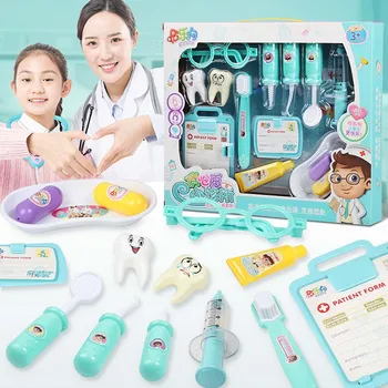 Fete Jocuri Doctor de Copii Set Spital Pretinde Joc Dentist Jucării Jocuri de Rol Trusa Medicala Dr. Jucarii Pentru Copii cadouri