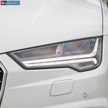 Masina Față de Lumină Transparent TPU Autocolant Faruri Folie Protectoare Pentru Audi A3 8V A4 B8 B9 A5 A6 C8 A7 A8 TT Etron R8 Accesorii