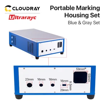 Ultrarayc Fibre Laser Dulap Portabil Marcarea Locuințe Set 500/800 mm Auto-Lift Culoare Pentru DIY 1064nm Fibre Marcarea Instalare