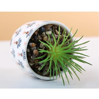 Mini Artificiale Fals Faux Planta Suculenta cu Vase pentru Biroul de Acasă Decor