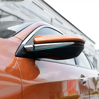 4buc Laterale Cromate Usi Oglinda retrovizoare Pilon Garnitura Capac Anti-Freca Benzi Autocolante pentru Honda Civic 2018 2019 2020