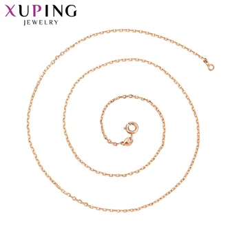 Xuping Elegant Rose Gold color Placat cu Lanț Colier Moda Bijuterii pentru Femei Frumos Cadou de Crăciun 45430