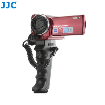 JJC DV aparat de Fotografiat Mâner de Prindere Pistol de Eliberare a Declanșatorului Suport pentru camera Video SONY cu O/V R sau ACEST port și BMPCC HDR-CX190/HDR-CX200