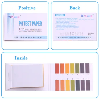 500 Bucată de Hârtie de Testare PH PH PH Test 1-14 Hârtie Hârtie de Turnesol Tester/ Brand Nou de Măsurare Instrument de Analiză a
