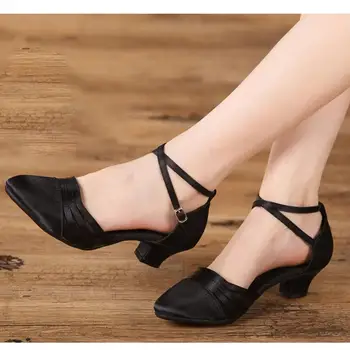 Noul brand Ballroom Salsa, tango dans latino pantofi fete femei moderne salsa dans latino pantofi de Cauciuc unic