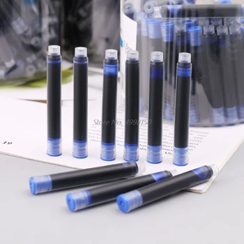 100buc Jinhao Universal Negru Albastru Stilou Cerneală Sac Cartușe de 2,6 mm Rezerve Școală Papetărie de Birou Dropship