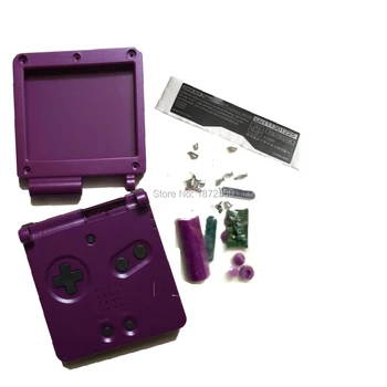 Fierbinte de Culoare Violet Shell Pentru GameboyAdvance GBA SP Înlocuire Capac Carcasa Set Complet Accesorii Retro Joc Consola Băiatul Copii Cadou