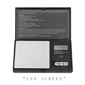 Mini de Buzunar Digital Scale 0.01 x 200g 100g Monedă din Argint, Bijuterii de Aur Cântărește Echilibru LCD