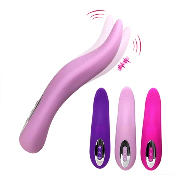 Stimulator Clitoris Vagine Lins Penis artificial Jucarii Sexuale Pentru Femei Sexul Oral Limba 12 Viteze G-spot Vibratoare Masturbari sex Feminin