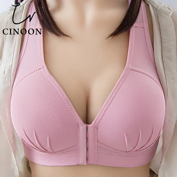 CINOON Nou Plus Dimensiune Push-Up Sutiene Sexy Sutien Solid Pentru Femei de Vânzare Fierbinte Wireless Bralette Respirabil Moale pentru Femei Lenjerie de corp Lenjerie