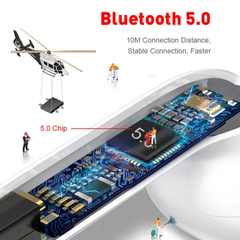 Original I30 TWS Super Wireless Căști Cască Bluetooth 6D Bass Pavilioane PK W1 Chip I11 I12 TWS I200 Ureche Telefoane Pavilioane