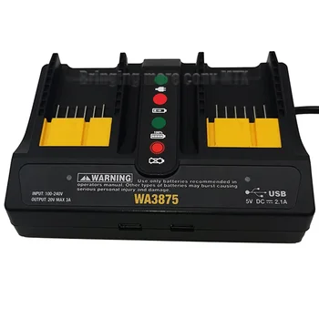 Inalta calitate Încărcător Rapid Pentru Worx WA3520 WA3525 W3575 WA3578 20V 18v Li-ion 3A încărcător Pentru Worx WA3742 WA3875 UE Plug