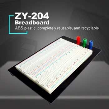 1660 Puncte ZY-204 Mini Solderless Prototip Breadboard Protoboard PCB Universal de Testare a Circuitului de Bord Instrumente DIY Pâine Bord
