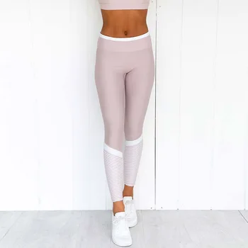 SALSPOR New Sosire Femei Sexy Yoga Pantaloni Casual Imprimat Push-Up Jogging Jambiere Transparent Mozaic iute Uscat Pantaloni sex Feminin