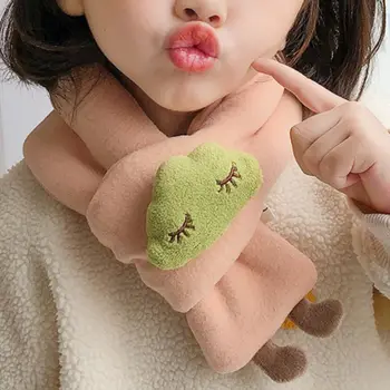 Moda Drăguț Nor Cruciș Broderie pentru Copii Eșarfă Versiunea coreeană Sutumn Iarna Noi Sălbatic Băieți Fete Cald Gros Salopete B37