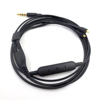 Înlocuire Cablu Audio Pentru Shure SE215 Căști MMCX Microfon Control Volum Cablul de Căști cu Fir Conector 23 AugT2