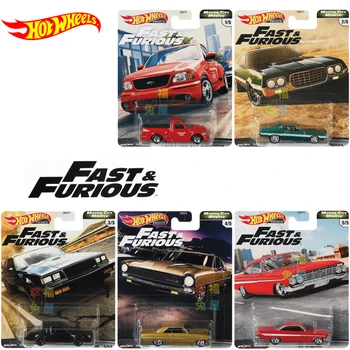 Original Hot Wheels Masina Jucărie turnat sub presiune 1/64 Hotwheels Mașină de Jucărie Jucarii pentru Copii Fast and Furious Movie Collector Edition Cadouri