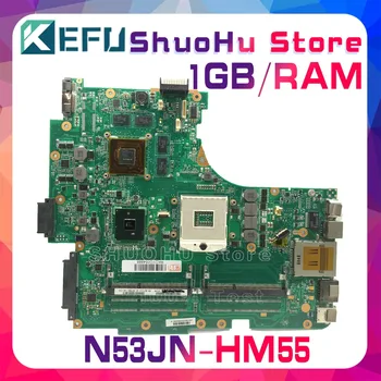 KEFU Pentru ASUS N53JN N53J N53J HM55 2*SLOTURI Placa de baza Laptop Testat de lucru original, Placa de baza